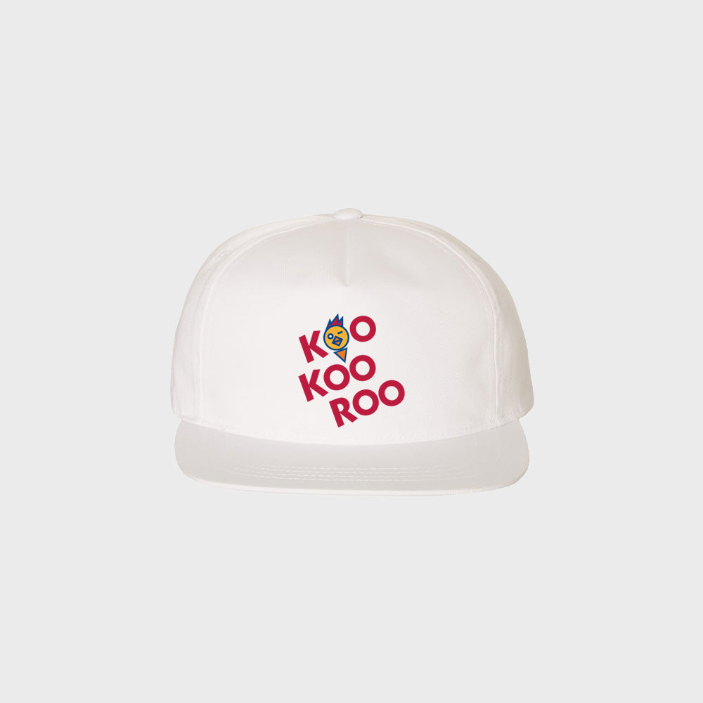 Retro Logo Snapback Cap - White