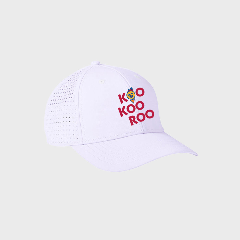 Retro Logo Performance Perforated Cap - White
