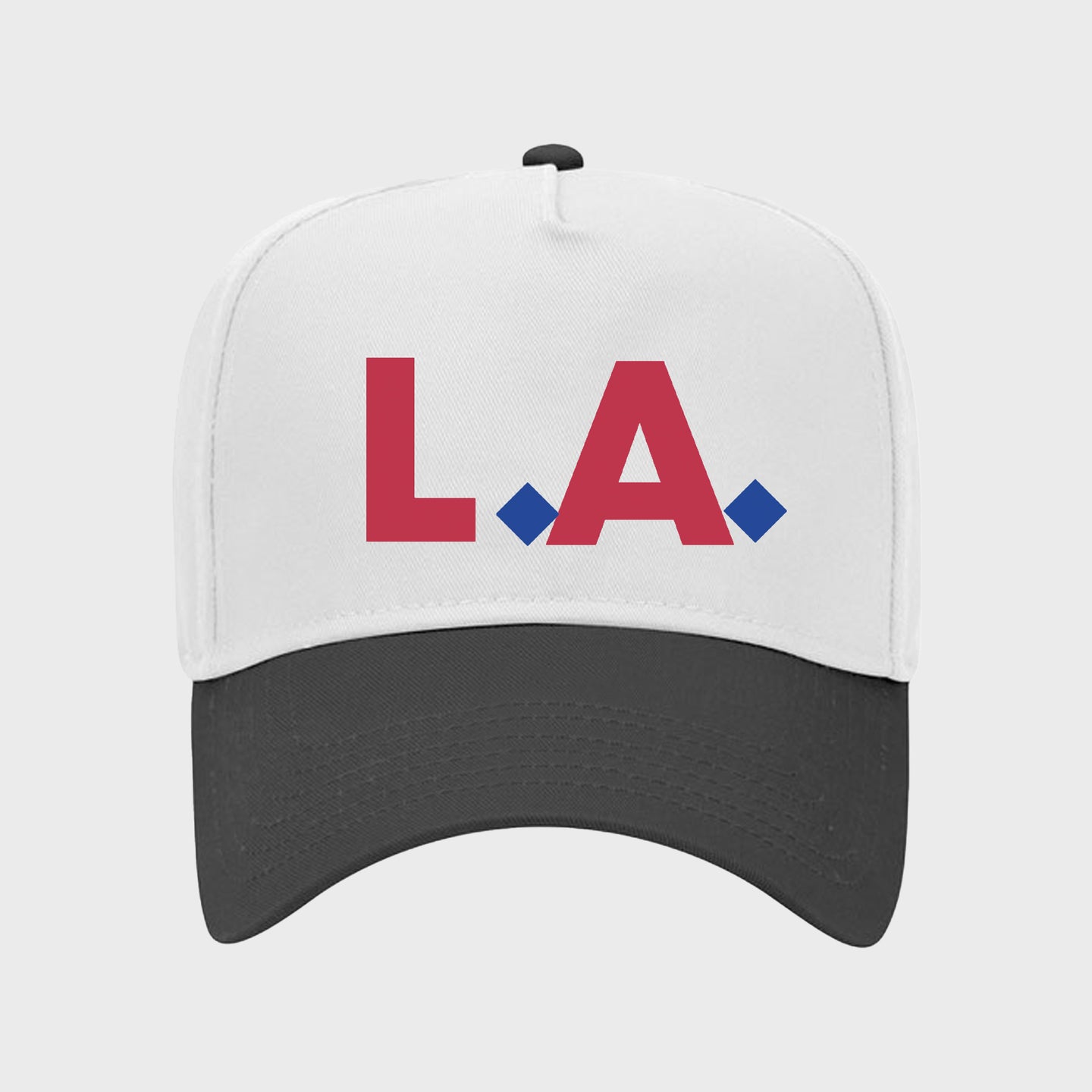 Snapback Cap - White/Black