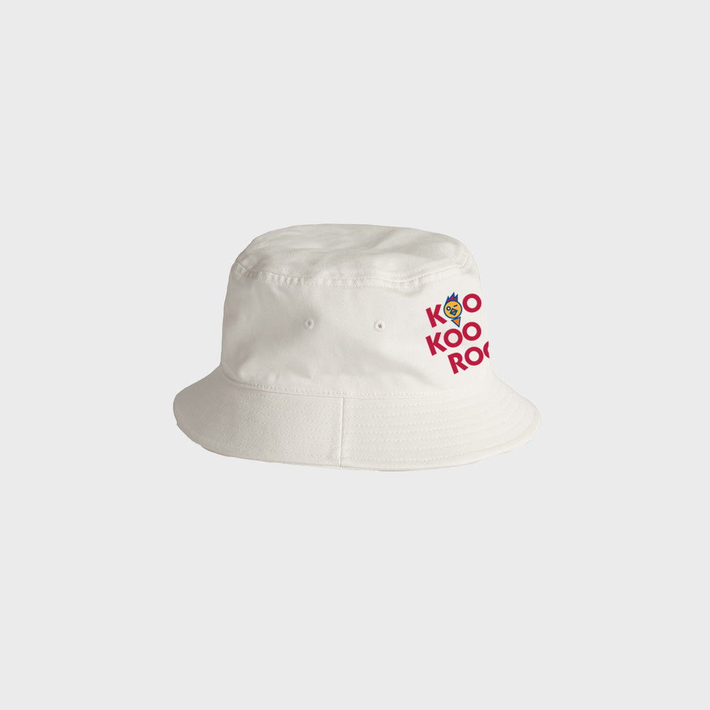 Retro Logo Bucket Hat - Ecru