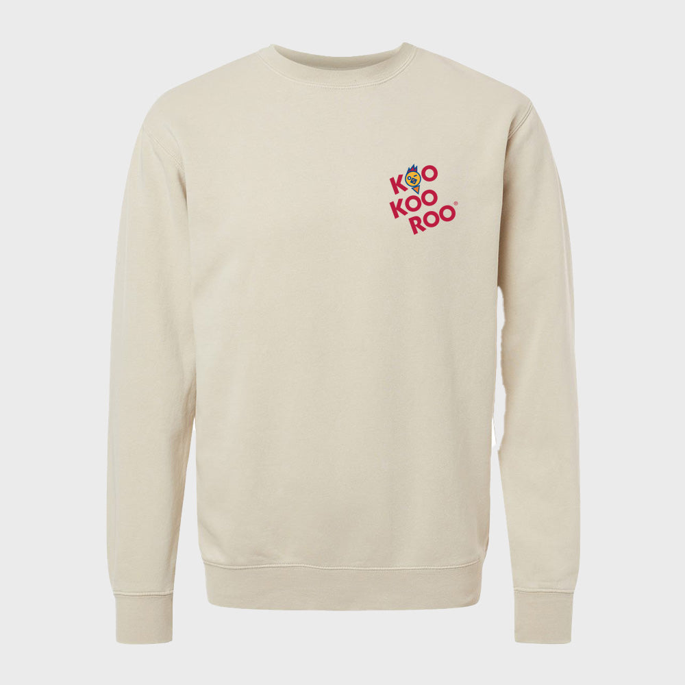 Retro Logo Crewneck Sweatshirt - Ivory
