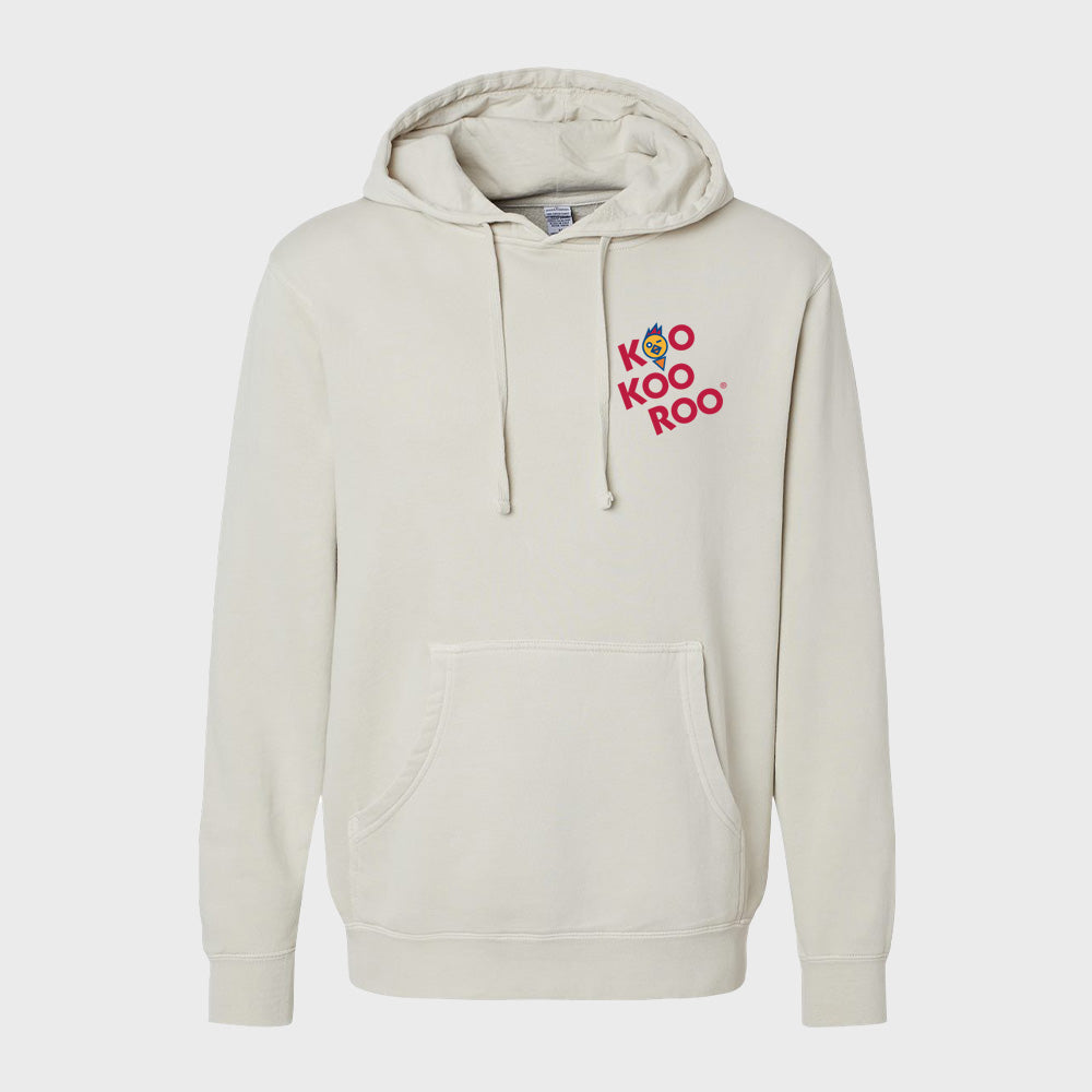 Retro Logo Hooded Sweatshirt - Ivory